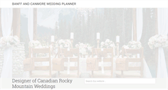 Desktop Screenshot of banffandcanmoreweddingplanner.com